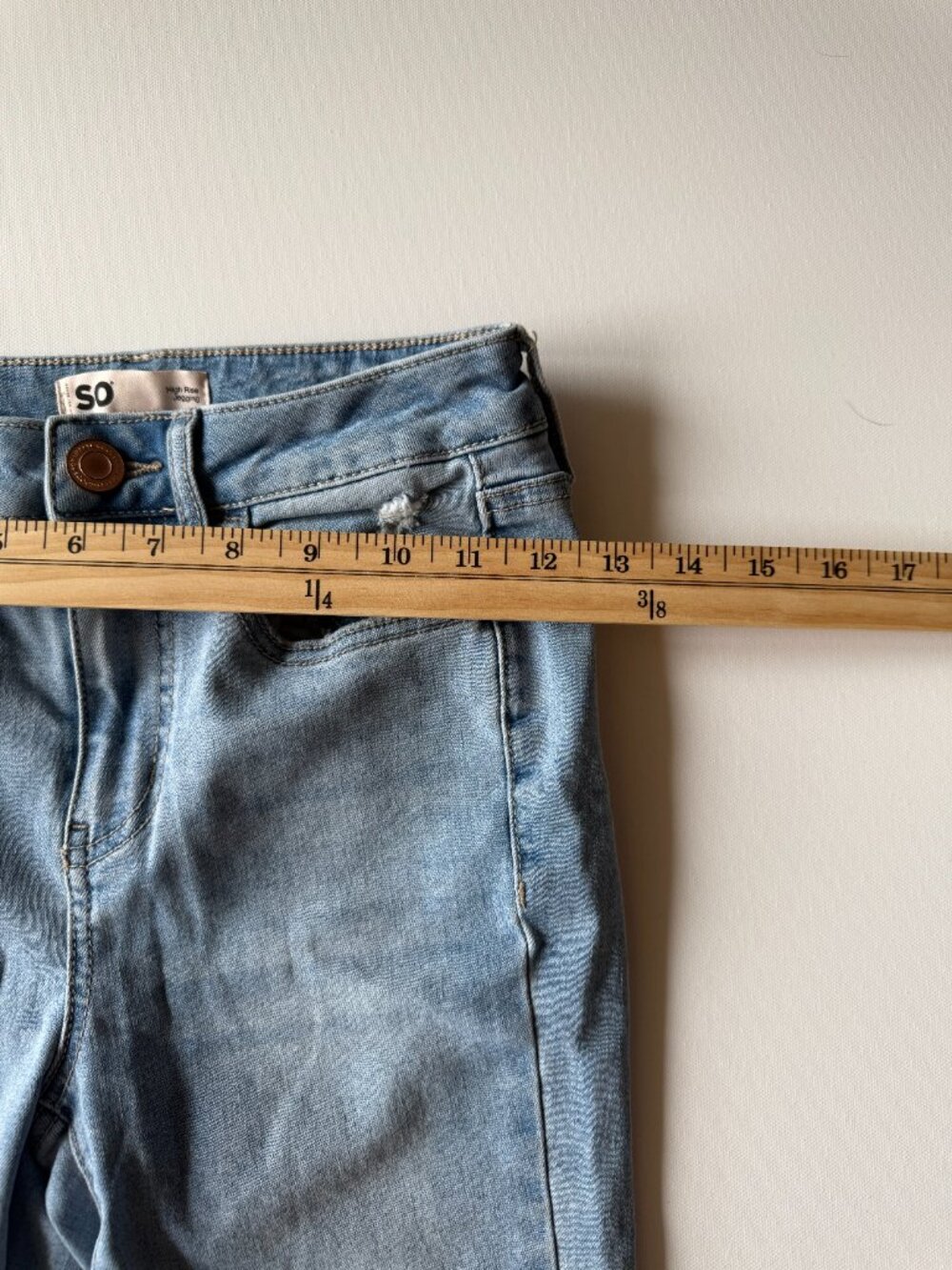 SO Clothing High Rise Light Wash Jeggings - Picture 6 of 6